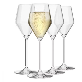 Kieliszki do szampana Ray Krosno komplet 4 szt 175 ml