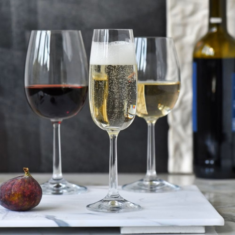 Kieliszki do szampana Pure Krosno komplet 6 szt 170 ml