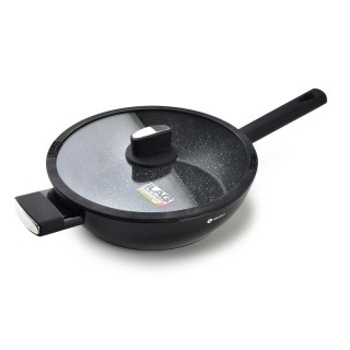 Patelnia z pokrywką na indukcje gaz 28 cm ilag valerian