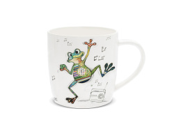 Kubek porcelana prezent bug art lesser Freddy frog żaba