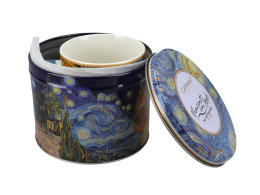 Kubek w puszce do herbaty Gogh taras kawiarni noc Carmani