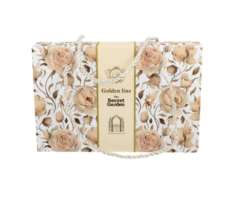 Zestaw 2 filiżanki espresso golden line english roses white