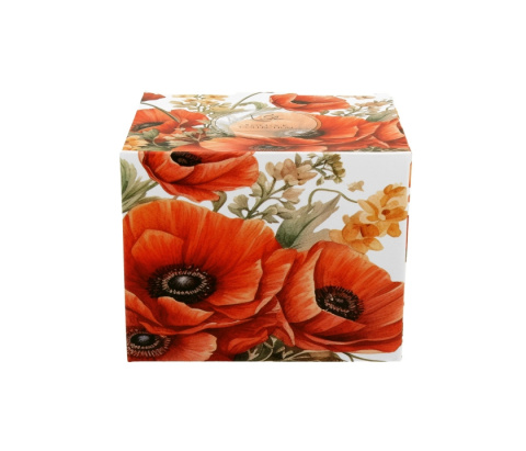 Kubek baryłka do kawy maki duo prezent na dzień kobiet kwiat