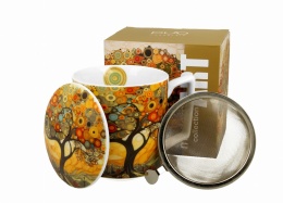 Zestaw kubek zaparzacz do herbaty modern tree prezent drzewo