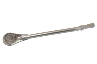 BOMBILLA DO YERBA MATE STALOWA NIERDZEWNA 16 CM