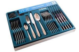 SZTUĆCE SOLA ALPHA POŁYSK 24 KLASYCZNE NOWE