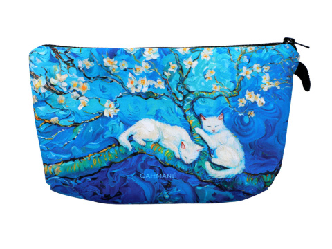 Kosmetyczka inspirowana Van Goghiem carmani kot migdałowiec