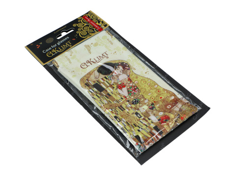 Etui na okulary Klimt Pocałunek pokrowiec miękki carmani