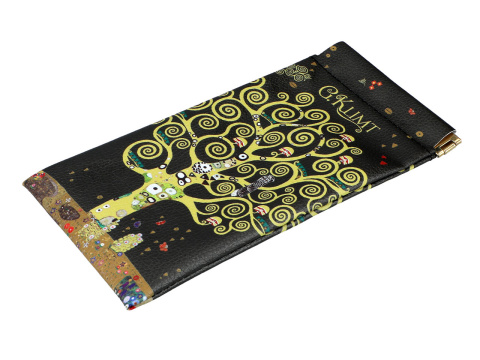 Etui na okulary Klimt Drzewo życia pokrowiec miękki carmani