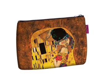 Kosmetyczka Bertoni solo Pocałunek organizer Klimt kiss