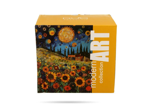 Duży kubek modern słoneczniki na prezent sunflower field