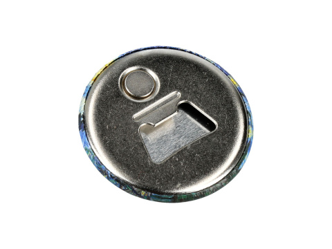 Okrągły otwieracz do butelek magnes Gogh Gwiaździsta noc