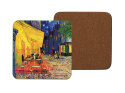 Podkładki korkowe 6 szt kubek Gogh taras kawiarni carmani
