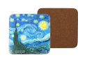 Podkładki korkowe 6 szt kubek Gogh gwiaździsta noc carmani