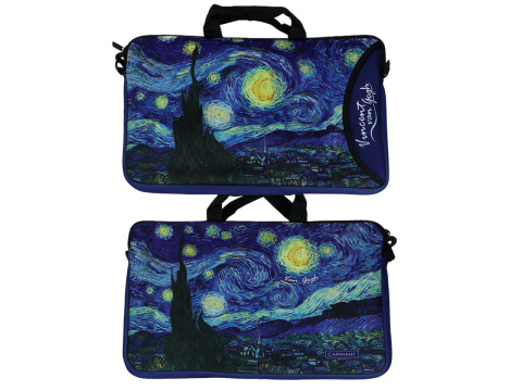 Torba na laptopa Van Gogh Gwiaździsta noc carmani na ramię