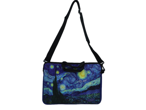 Torba na laptopa Van Gogh Gwiaździsta noc carmani na ramię