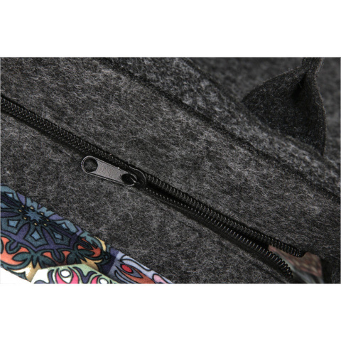 Torebka na ramię Bertoni filcowa city torebka Valencia