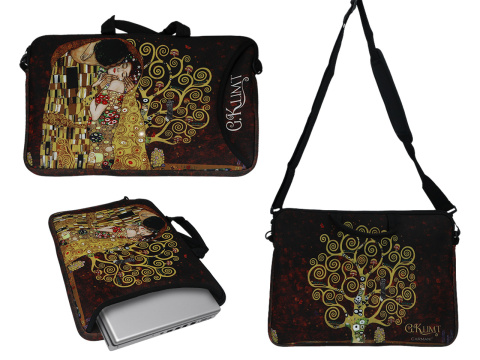 Torba na laptopa Klimt Pocałunek Drzewo życia carmani