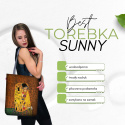 Torebka na ramię shopperka Sunny Pocałunek Bertoni Klimt