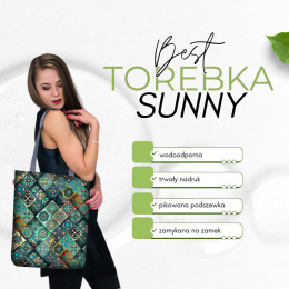 Torba na ramię półcienna miejska Sunny Estera Bertoni shopper