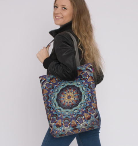 Torebka na ramię półcienna miejska Sunny Barcelona Bertoni