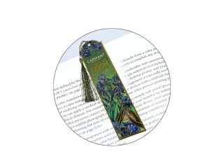 Ozdobna zakładka do książki Van Gogh Irysy carmani kwiaty