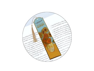 Zakładka do książki Van Gogh Słoneczniki carmani ozdobna