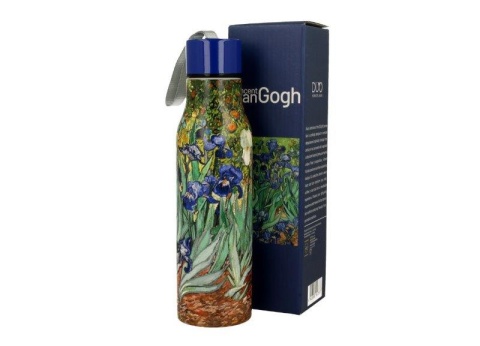 Butelka termiczna na kawę termos Gogh irysy dzień kobiet
