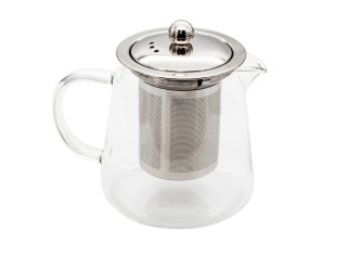 Dzbanek do herbaty z zaparzaczem 0,6 l czajnik szklany