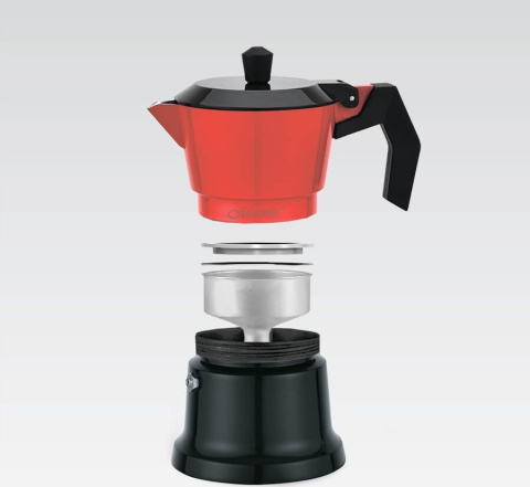 Kawiarka na 9 filiżanek zaparzacz do kawy aluminium 450ml