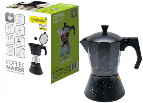 Kawiarka zaparzacz indukcja do kawy 450ml granite MR1667-9