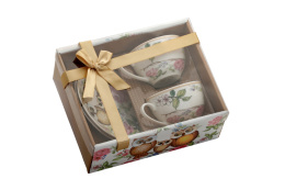 Filiżanki do herbaty sowy porcelana komplet do kawy