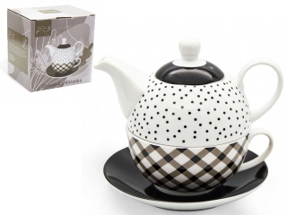 Filiżanka dzbanek imbryk zestaw tea for one bella fiore