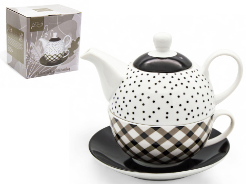 Filiżanka dzbanek imbryk zestaw tea for one bella fiore
