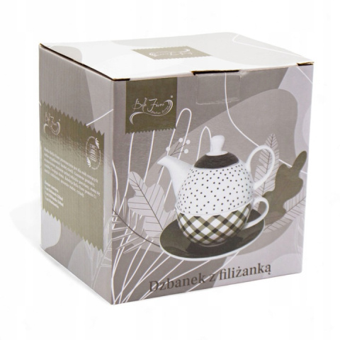 Filiżanka dzbanek imbryk zestaw tea for one bella fiore