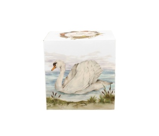 Kubek sitko filtr zestaw na prezent łabędź ptasi świat ptaki