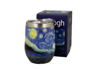 Kubek termiczny na herbatę kawę Gogh Gwiaździsta noc prezent