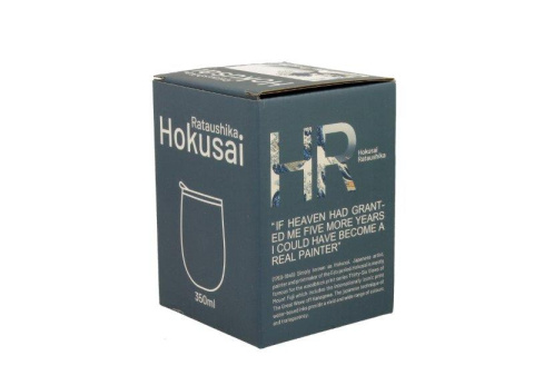 Kubek termiczny termos na kawę herbatę wielka fala prezent