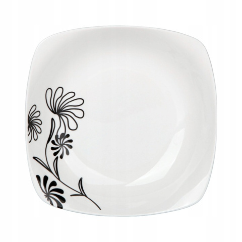 Serwis obiadowy stołowy na 6 osób zestaw 18 el kwadratowy