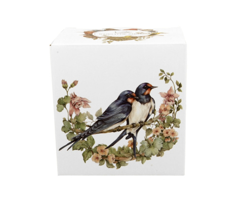 Kubek zaparzacz zestaw dla mężczyzny jaskółki ptasi świat