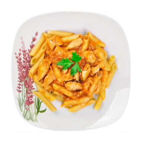 Zestaw obiadowy serwis 18 el na 6 osób lawenda porcelana