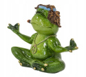 Figurka żaba hipis na biurko żabka joga medytacja ćwiczenia