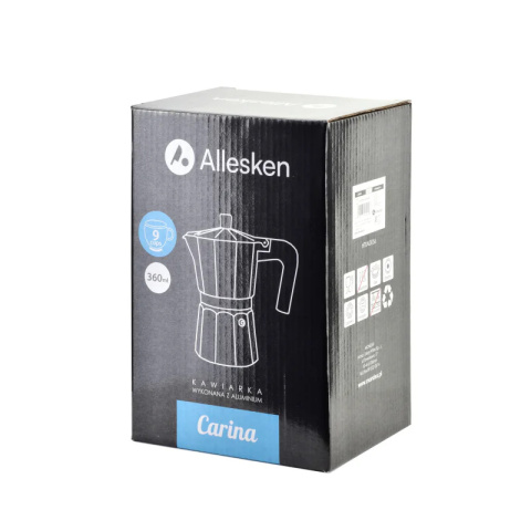 Kawiarka zaparzacz do kawy aluminium 360ml expres carina