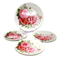 Talerze do ciasta z łopatką Queen Isabell róże na prezent