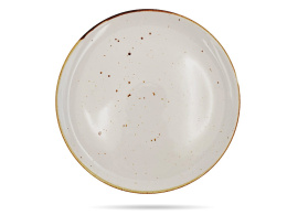 Talerz deserowy 17 cm still rustic krem kera ceramika