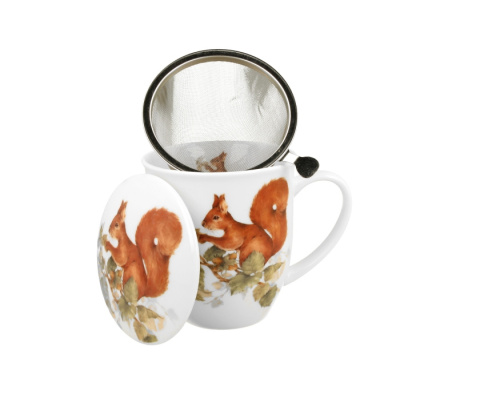 Kubek na prezent wiewiórka sitko filtr świat zwierząt duo