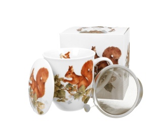 Kubek na prezent wiewiórka sitko filtr świat zwierząt duo