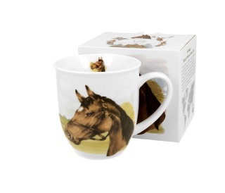 Kubek świat zwierząt portret konia koń na prezent dla męża