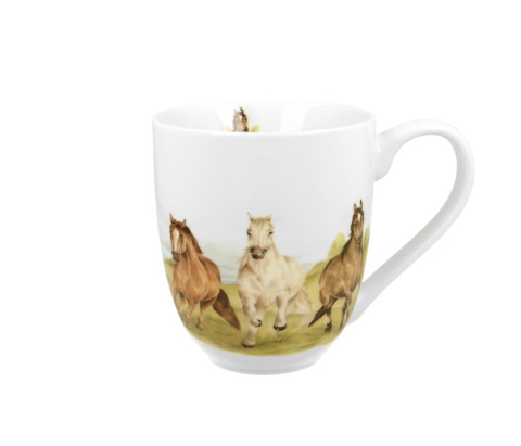 Kubek kubas dla męża konie w galopie xxl świat zwierząt