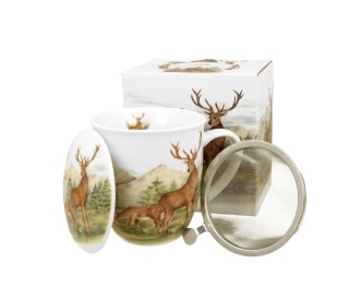 Kubek jelenie sitko filtr świat zwierząt dla mężczyzny duo